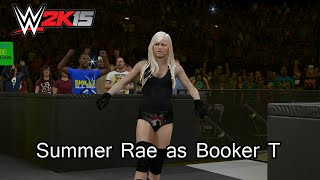 Wwe 2K15 Pc Mod - Summer Rae As Booker T