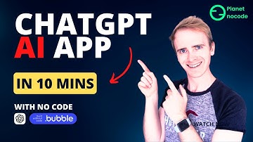 How to create a ChatGPT app with no code using Bubble.io | Bubble.io Tutorials