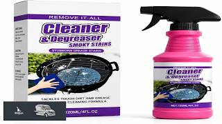 Fast Acting Grill Cleaner Spray Heavy Duty BBQ Degreaser for Burnt Food