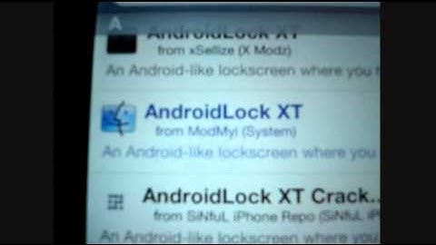 How To Get The Android Lockscreen On Your iPhone or iPod Touch!!