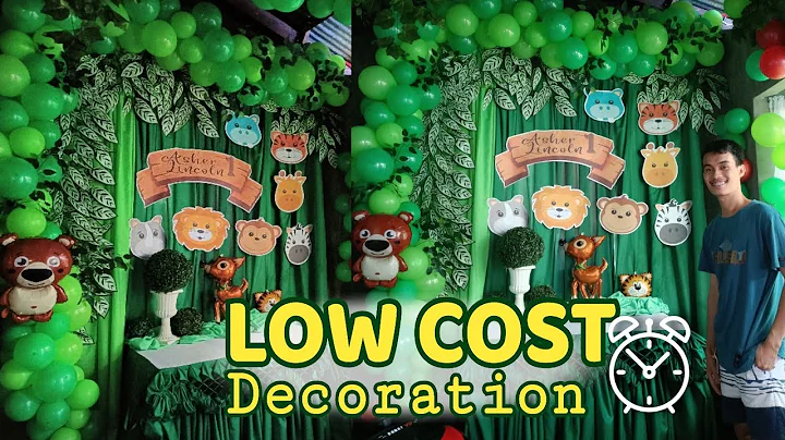 Easy Birthday Decoration Ideas at Home | DIY Safari Theme