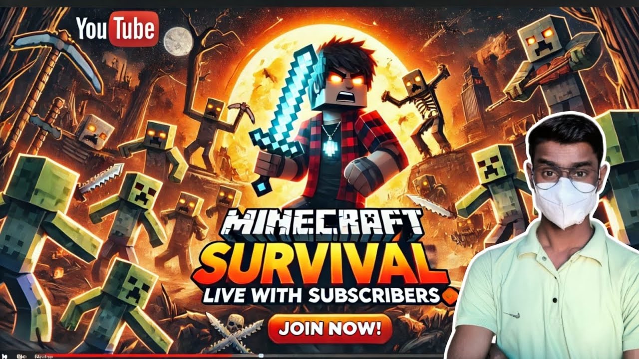 🔥 Minecraft Survival with Subscribers | Playing with Viewers LIVE 🔥 # ...