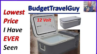  VERY Cheap 12v Refrigerator On Sale Now - Perfect Fridge For A Camper Van or Minivan Life Build