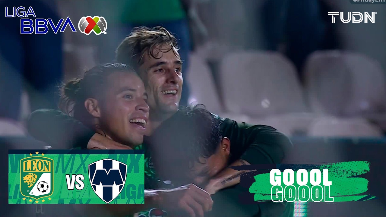 ¡GOOL DEL LEÓN! León vs Monterrey | Liga MX - Jornada 5 Apertura 2026 | TUDN
