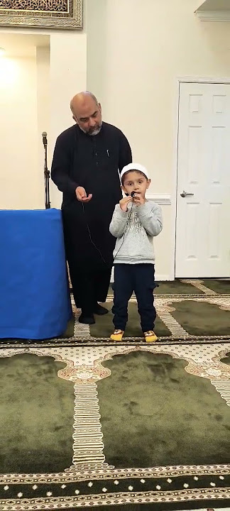 youngest contestant to memorize surah Ikhlas. Alhumdullillah
