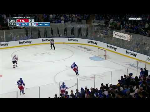 Palat Empty Net Goal Seals Win for NJ Devils vs. NY Rangers Game 4