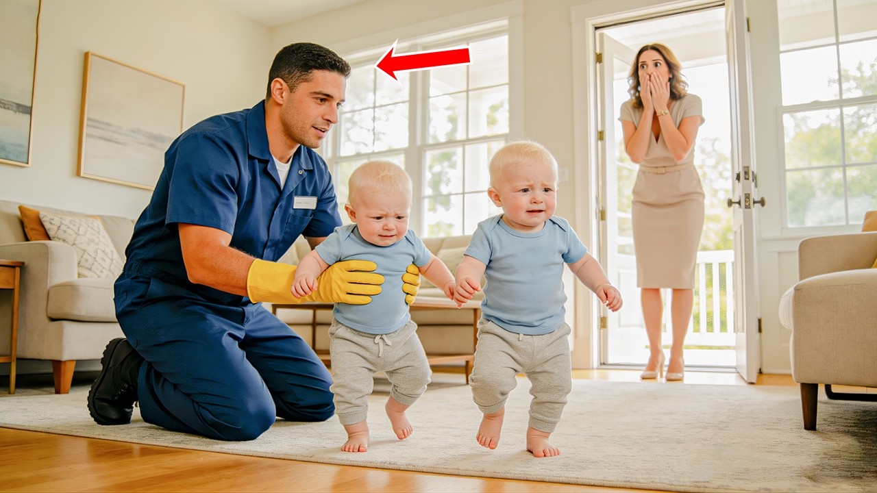 Billionaire Mom Lost All Hope for Her Paralyzed Twins — Until the Janitor Did the Impossible