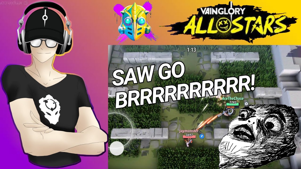 All I can say is he's "SAW" amazing! | Stronghold Vainglory All Stars gameplay