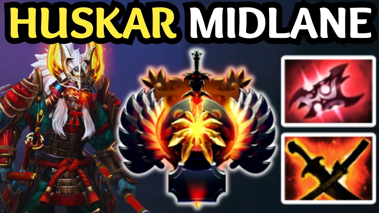 🔥 META HUSKAR MID IMBA — 22 KILLS | DOTA 2 🔥