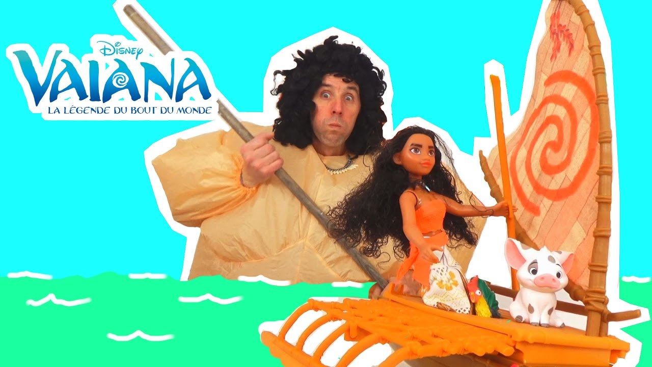 Grand Coffret Poupée Vaiana Pirogue Disney Jakks Moana Ocean Adventure  bateau - Poupées/Mini Poupées et Poupées XXL - La Boutique Disney