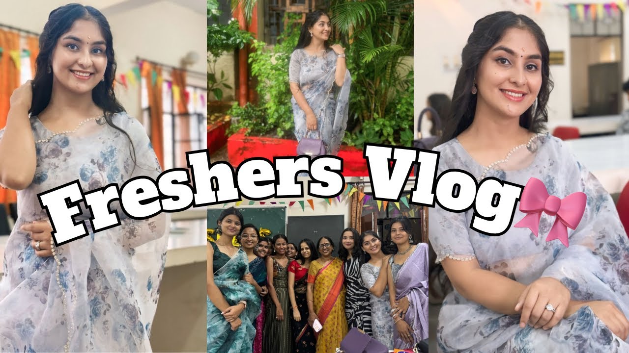 My college fresher’s party vlog🎀