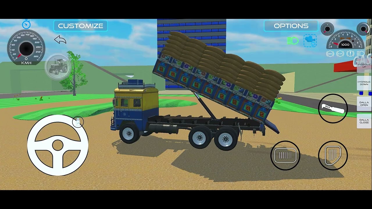 TRUCK UNLOADING 🔥AND JCB