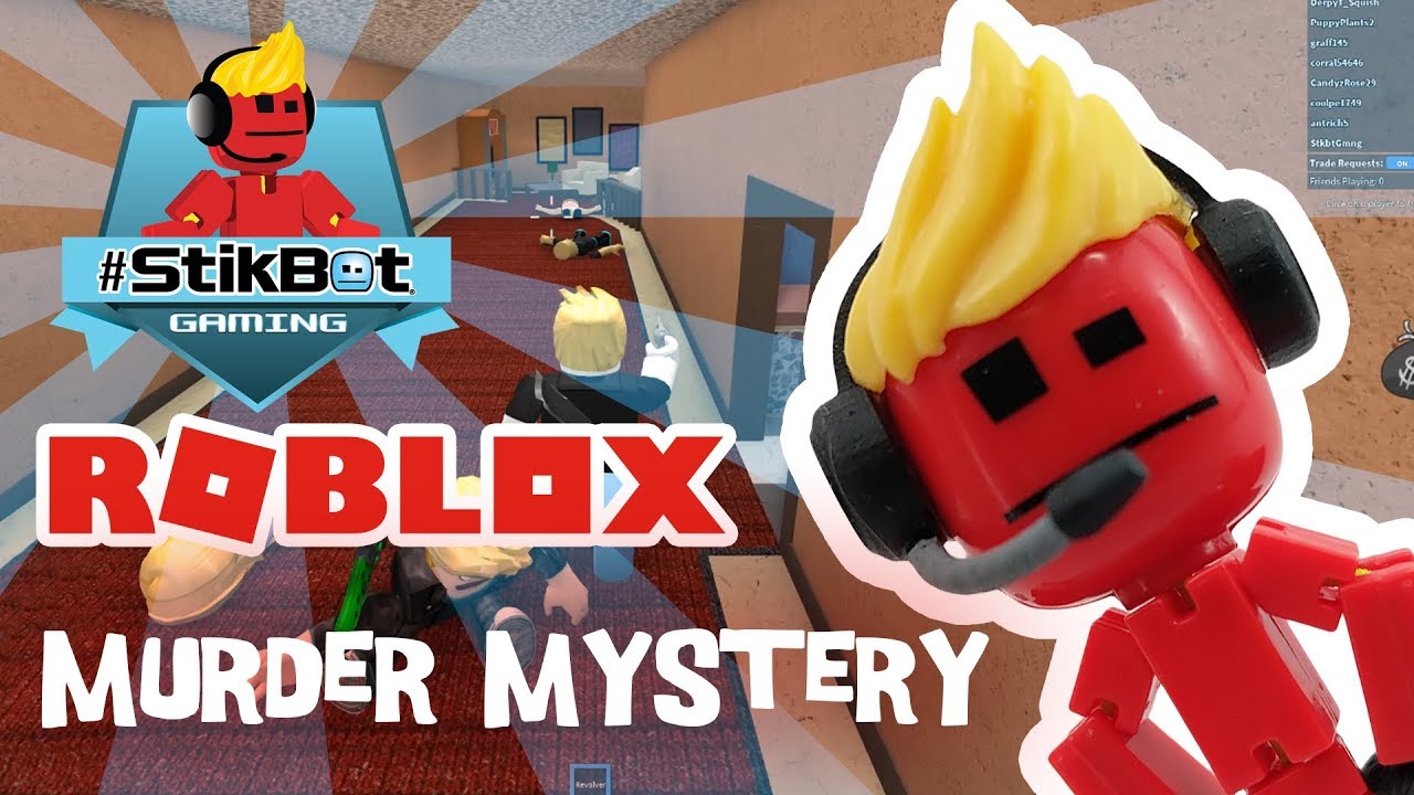 Stikbot Gaming Roblox Youtube - roblox murder mystery 2 game pack target