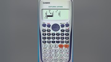 Simple Linear Regression using Casio fx-991-ES Plus