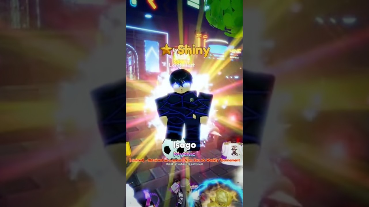 ⚽ Isagi Yoichi - Tournament Reward [🧟UPD] Anime Adventures