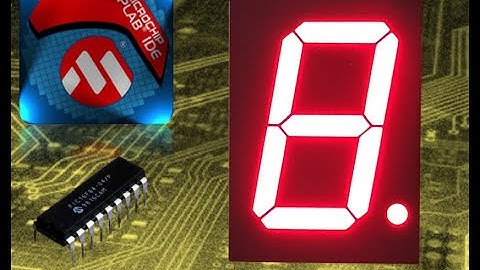 Palabra en display 7 segmentos presionado por un botón - MPLAB