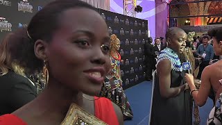 Lupita Nyong'o brings 'Black Panther' home to South Africa
