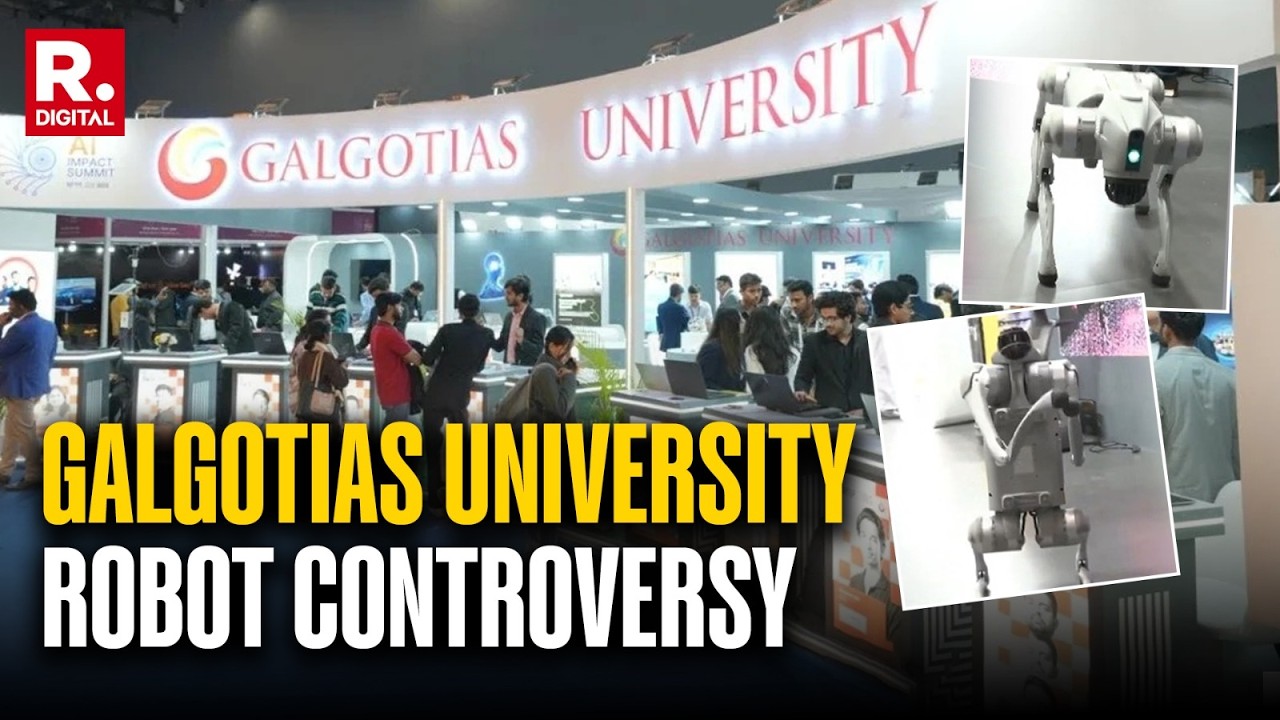 BREAKING: Govt Asked To Galgotia University Vacate AI Summit Over Showcasing Chinese Robot, Sources