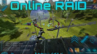 [Ark Mobile PvP] Raiding Online Base + PvP