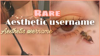 Aesthetic | tumblr | wattpad | username Ideas ✨| 2020