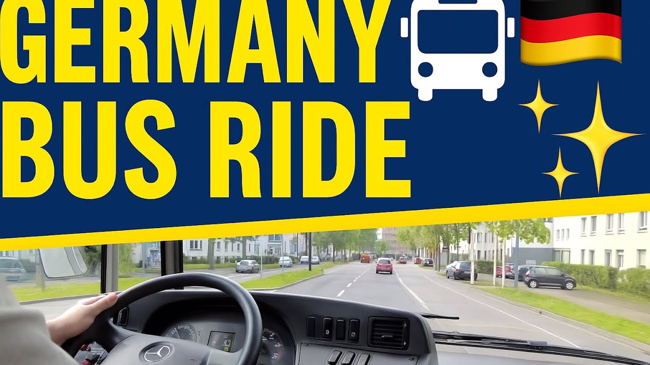 POV BUS RIDE 🚍 | From City Streets to University Life in Germany