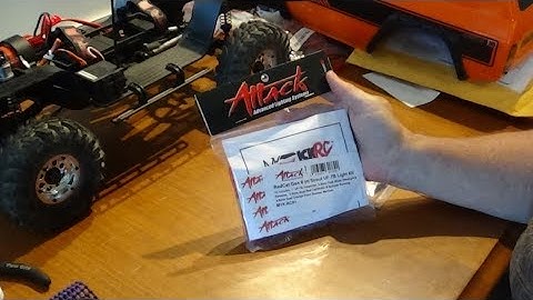 How To Install the Attack Redcat Gen 8 INT Scout UF- 7B Light Kit by MyTrickRC SKU MYK RC1