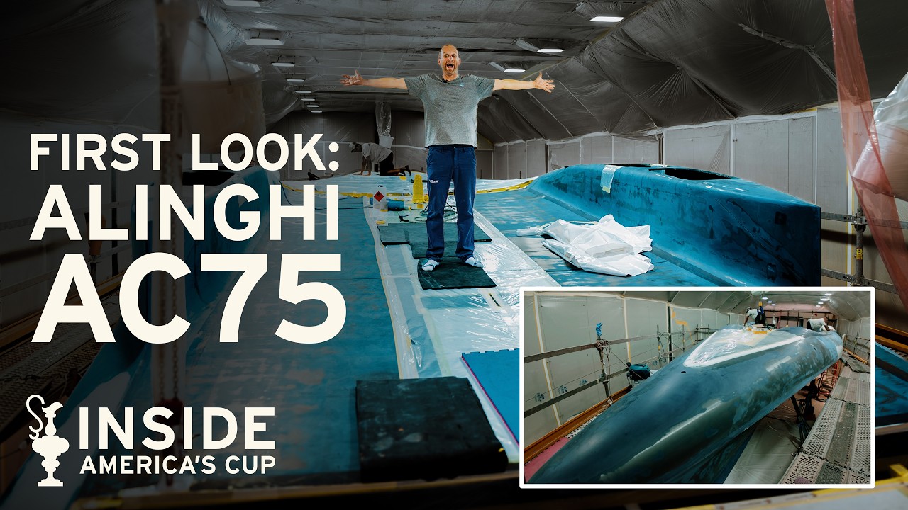 ⁣FIRST LOOK: Rebuilding Tudor Team Alinghi's AC75