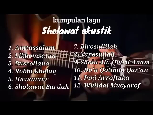 Sholawat Akustik Full album class=