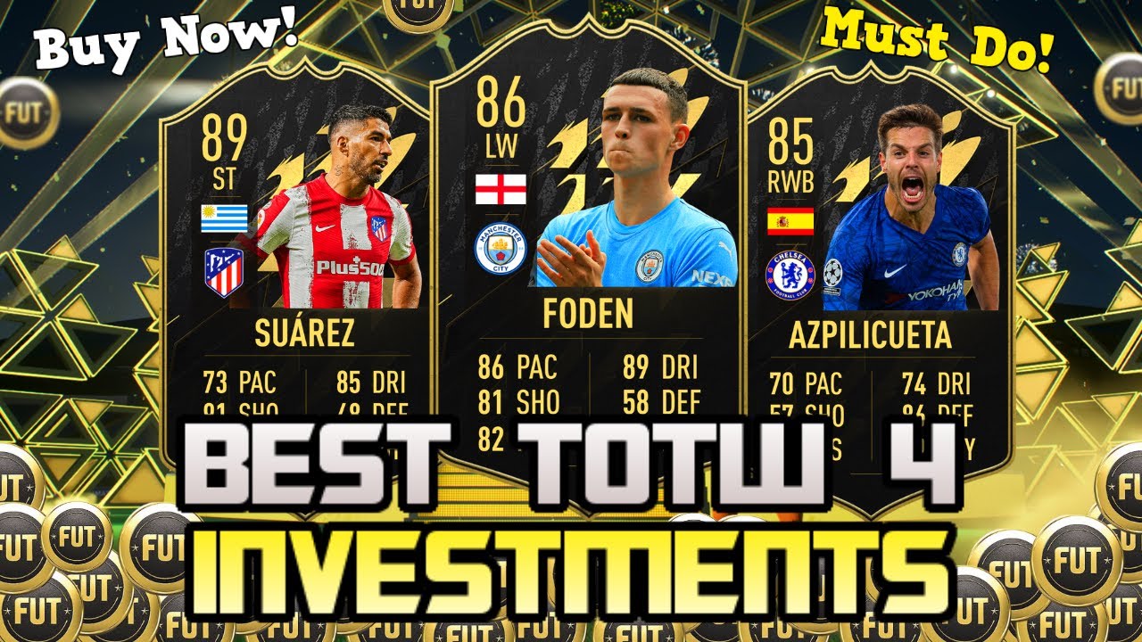 BEST TOTW 4 INVESTMENTS ON FIFA 22! BEST INVESTMENTS ON FIFA 22! BEST TRADING METHODS!