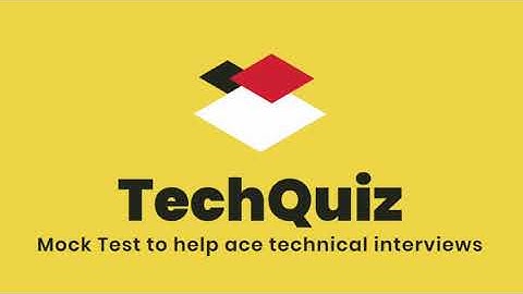 TechQuiz - Core Java Application using JavaFX and MySQL