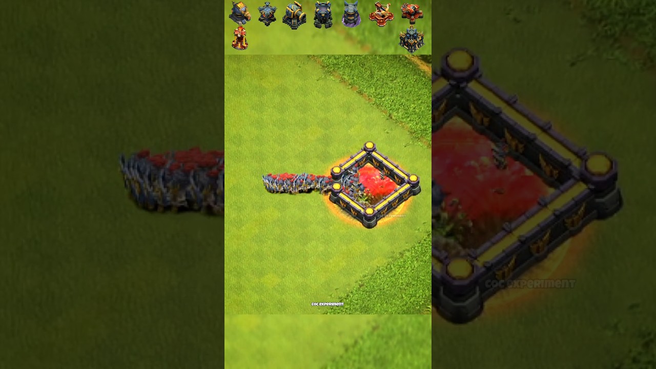 10 Skeleton Spell  VS Town Hall 17 All New Defence || 😱🔥 