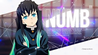 Numb - Muichiro Tokito Demon Slayer S3 - Amvedit 4K Quick Edit