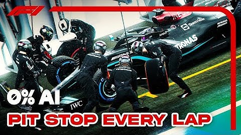 IS IT POSSIBLE TO BEAT 0% AI WHILE MAKING A PITSTOP EVERY LAP?