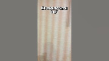 How Perfect Loops Are Made #shorts #loop
