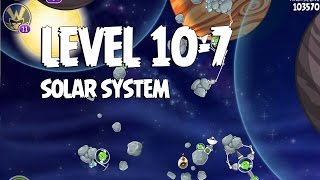 Angry Birds Space Solar System 10-7 Walkthrough 3-Star