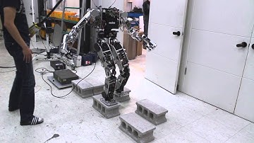 [DRC-Hubo] Unit step walking pattern experiments