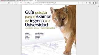 GUIA CONAMAT UNAM pdf (Link endescripcion)