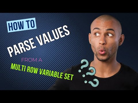 How to parse a multi row variable set using scripts? | ServiceNow