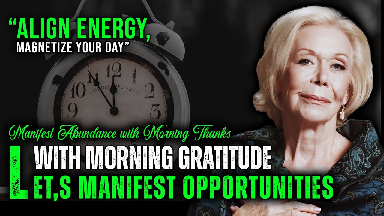 Louise Hay: Three Morning Thanks That Magnetize Opportunities