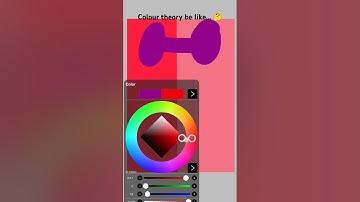 Colour theory be like... #colors #colourtheory #ibixpaintx