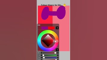 Colour theory be like... #colors #colourtheory #ibixpaintx