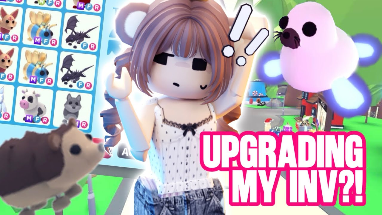 Getting INSANE TRADES in Roblox Adopt me?! | UPGRADING MY INVENTORY 😱🩷