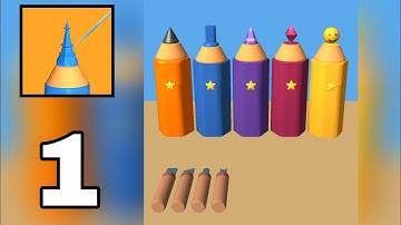 Curve The Pencil Gameplay Walkthrough || Part 1 || {Android} By ZPLAY Games