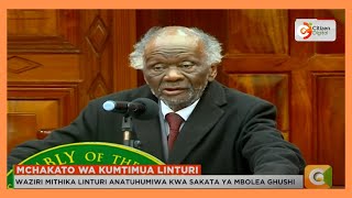 Lawyer John Khaminwa to CS Linturi: You would have done us a great honour by resigning