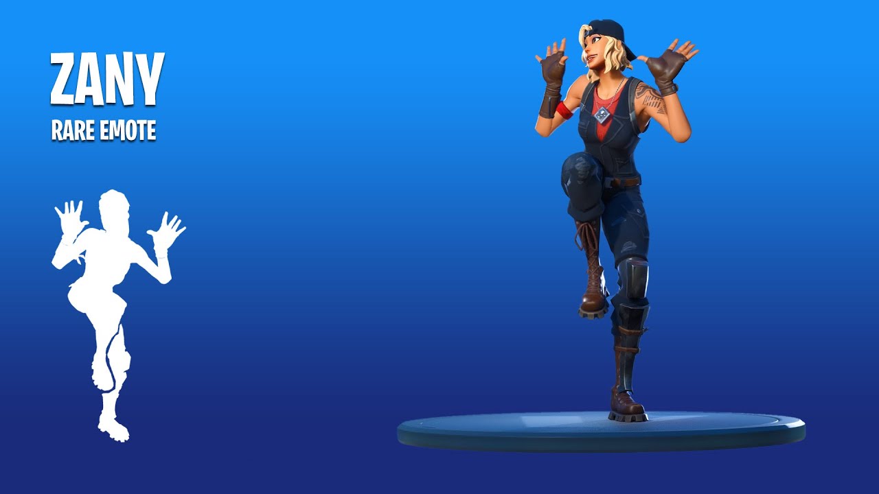 Zany Emote Rare Dance Fortnite YouTube