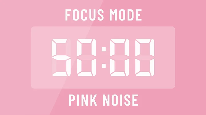 12-Hour Deep Focus | Pink Noise Pomodoro Timer 🎧 50/10 Study With Me for ADHD ✨