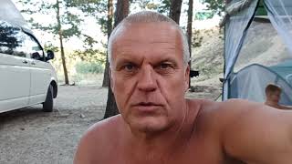 Второй день живём в палатке/Кемпинг на голубых озёрах/Такой рыбалки от Светланы я не ожидал/