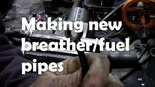 Damaged Lt230. How To Make New Breathers And Fuel Lines Cheap