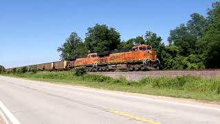 6-7-2024 BNSF 6438 Leads the E-NMANAM With Awesome K5HL Show