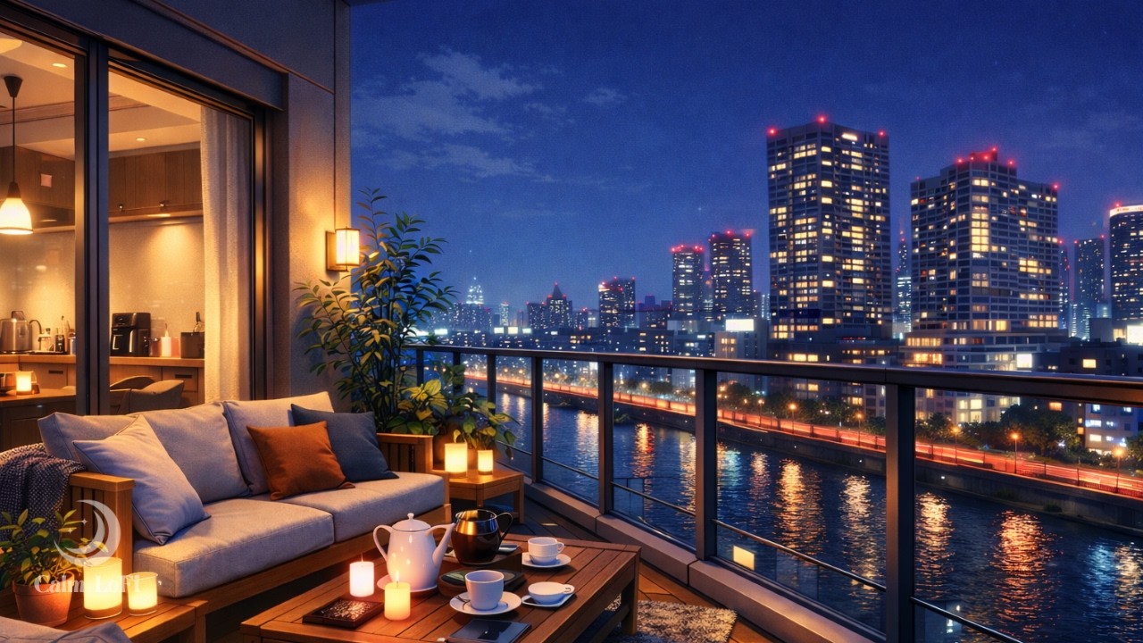 Deep Focus Study Lo-Fi 🌙 Tokyo Night Piano Music / 夜の東京で集中する作業用ローファイ